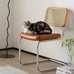 ダイニングチェア ラタンチェア レトロ チェア 籐編み イス リビングチェア 食卓チェア fpmxm-2775