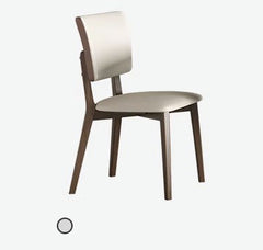 チェア ダイニングチェア ブラウン グレー 幅48cm 快適デザイン アッシュ材 PUレザー 高品質 fsm-968