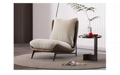 チェア 幅65cm 高級感 PUレザー ブラウン オレンジfsmy-453