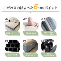 ソファ ソファベッド おしゃれ 3人掛け 2人掛け ソファーベッド fsx-1006