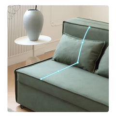 ソファ ソファベッド おしゃれ モダン グリーン 二人掛けソファ 三人掛けソファfwlp-936