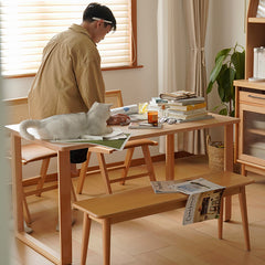 ダイニングテーブル 4人 6人 食卓 テーブル ナチュラル 天然木 fxgmz-600