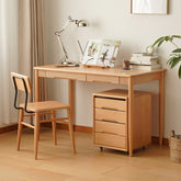 テーブル 幅120cm デスク ナチュラル 収納付き fxgmz-617