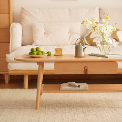 センターテーブル 幅120cm 収納付き ローテーブル ナチュラル fxgmz-619