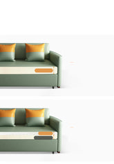 ソファーベッド 幅125cm 145cm 175cm 205cm 品質 木製 エアレザー 快適 多機能 fxgz-273