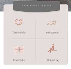 ソファーベッド 幅160cm 190cm 220cm 多機能 木製フレーム エアレザー 高級感 fxgz-292