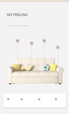 ソファーベッド 幅155cm 185cm 230cm 260cm 多機能 木製 エアレザー 快適 リラックス fxgz-294