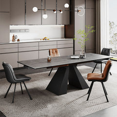 ダイニングテーブル 伸縮式 固定式 セラミック おしゃれ 食卓 fxj-681