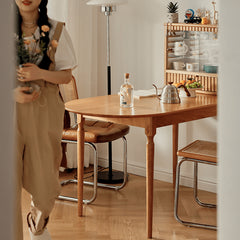 ダイニングテーブル 天然木 食卓テーブル ナチュラル fyg-656