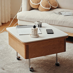 センターテーブル 幅60cm 昇降式 コーヒーテーブル キャスター付き fyg-665