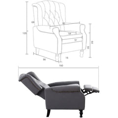 ソファー 幅80cm 1人掛け 座椅子 fykl-414