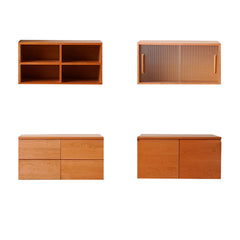 キャビネット 木製 ラック チェスト 棚 収納棚 本棚 リビング収納 飾り棚 幅80cm fyx-863