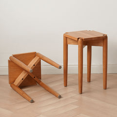 スツール 木製 チェア 椅子 イス いす 北欧風 ナチュラル 高さ45cm fyx-891