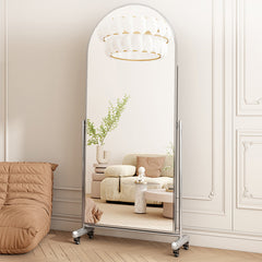 ミラー スタンドミラー 全身ミラー 全身鏡 鏡 全身 キャスター付き 姿見鏡 大型 fzbl-1848