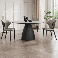 ダイニングテーブル セラミック 石目調 テーブル 丸 テーブル 食卓 6人掛け 4人掛け ホワイト 直径110 120 135 150cm 食卓テーブル モダン 円型 丸テーブル hagst-1824