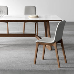 チェア 幅53cm ライトグレー 北欧デザイン スタイリッシュ アッシュ材 hagst-340