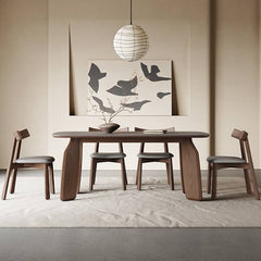 【チェアを2脚無料体験】セラミック ダイニングテーブル 4人 単品 セット グレー 無垢材 hagst-577