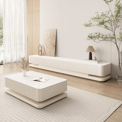 センターテーブル セラミック ローテーブル 可愛い ホワイト 幅130cm hjl-1195