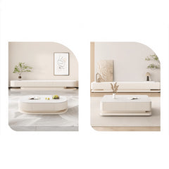 センターテーブル セラミック ローテーブル 可愛い ホワイト 幅130cm hjl-1195