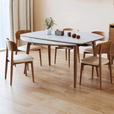 セラミック ダイニングテーブル 伸長式 丸 テーブル hjl-1895