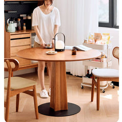 ダイニングテーブル 円形 直径80 95 110cm 食卓 ナチュラル hldmz-705