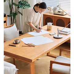 ダイニングテーブル 幅140 160 180cm 食卓 ナチュラル チェリー材 hldmz-709