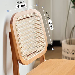 チェア 幅43cm ダイニングチェア ナチュラル ラタン hldmz-723