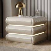 ベッド サイド テーブル おしゃれ ライト付きhmq-1934