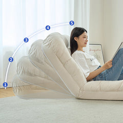 ソファ 一人掛け 座椅子 リクライニング機能 ローソファ 幅85cm 北欧 hmy-1071