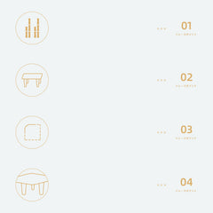 モダンデザイン 竹製センターテーブル 省スペース&おしゃれ hsl-134