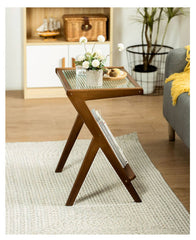 サイドテーブル おしゃれ センターテーブル 竹製 hsl-76