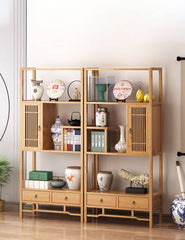 省スペース 竹製ラック 高級感あふれる 収納ソリューション hsl-94