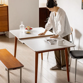 ダイニングテーブル 長方形 伸縮式 高級感 カフェテーブル おしゃれ hxbjj-j014