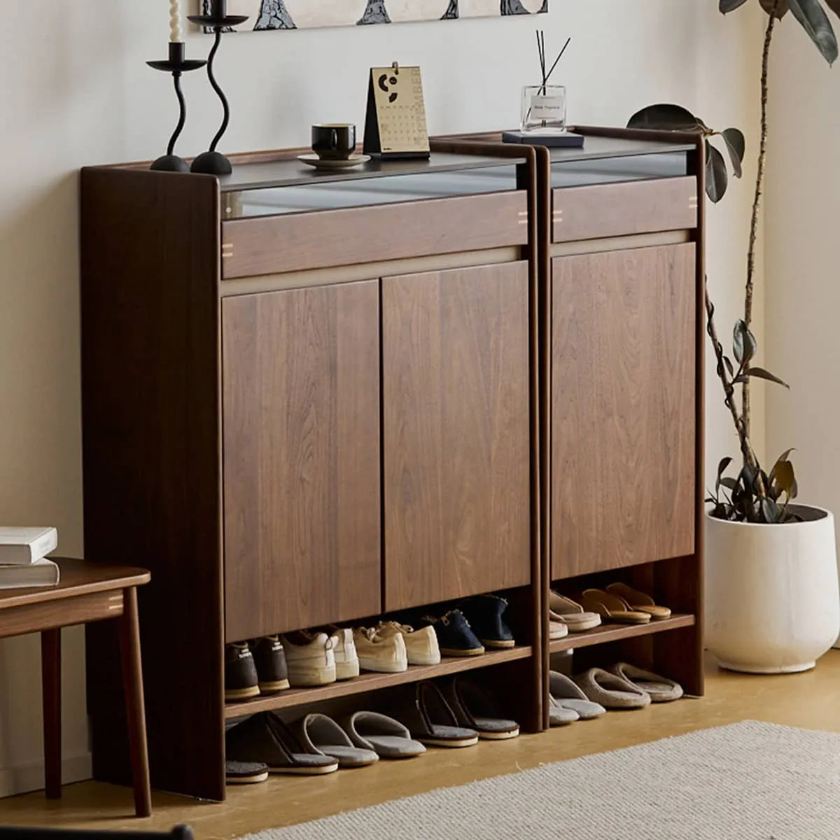 靴箱 シューズボックス おしゃれ 収納 下駄箱 玄関 木製 省スペース hxbjj-j041