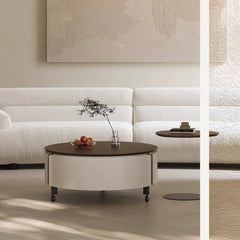 シンプルモダンなセンターテーブル|ステンレス×強化ガラスデザイン hxj-2711