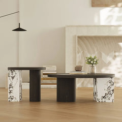 ラグジュアリー大理石センターテーブル|モダンデザインと高級感あふれるインテリア hxj-2723