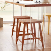 スツール 幅35cm 木製スツール 一人掛け 天然木 hykmq-747