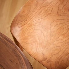 スツール 幅35cm ダイニングチェア チェリー材 ウォールナット hykmq-780