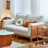 ソファ 幅100 158cm 1人掛け 2人掛け ナチュラル コンパクト hykmq-784