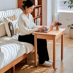 テーブル 幅60 80cm デスク 学習机 チェリー材 ナチュラル hykmq-785