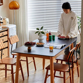 ダイニングテーブル 幅70-180cm セラミック天板 長方形 正方形 hykmq-787