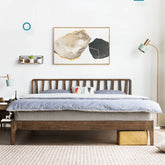 ベッド 幅100cm 幅120cm 幅135cm 幅150cm 幅180cm 天然素材 ブラウン ナチュラルhym-470