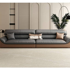 2人掛けソファ 3人掛けソファ ブラウン ロータイプ hzh-1366