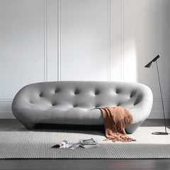 ソファー 幅253cm ライトグレー パイン材 快適 スタイリッシュ my-370