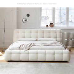 ベッド ホワイト 幅245cm パイン材 快適な睡眠 my-378