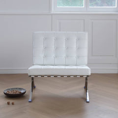 チェア ホワイト 幅78cm 高級 レザーチェア my-382