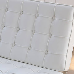 チェア ホワイト 幅78cm 高級 レザーチェア my-382