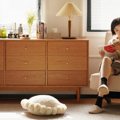 キャビネット 木製 おしゃれ 大容量 3段 引き出し リビング 収納家具 xbjj-gljdg