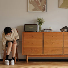 キャビネット 木製 おしゃれ 大容量 3段 引き出し リビング 収納家具 xbjj-gljdg