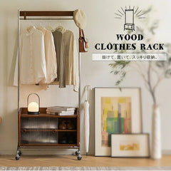 ハンガーラック 木製 スリム 洋服かけ 洋服掛け 北欧 収納家具 シェルフ ラック xbjj-sjldyj